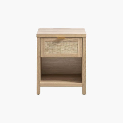 Savanna Rattan Nightstand with 1 Drawer