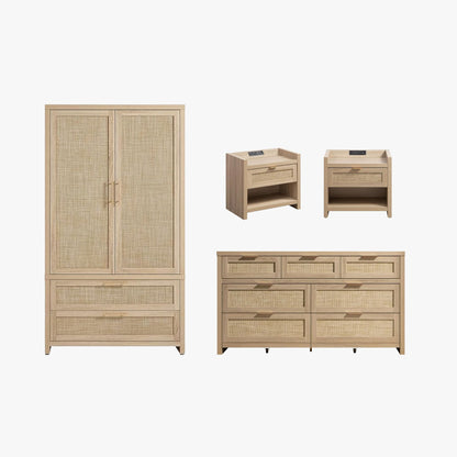Savanna Wardrobes Closet and Dresser Set