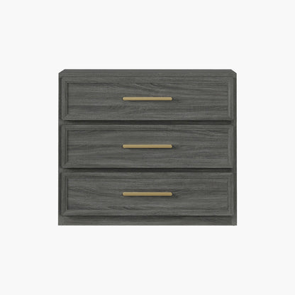 Crescent Nightstand, 3 Drawers