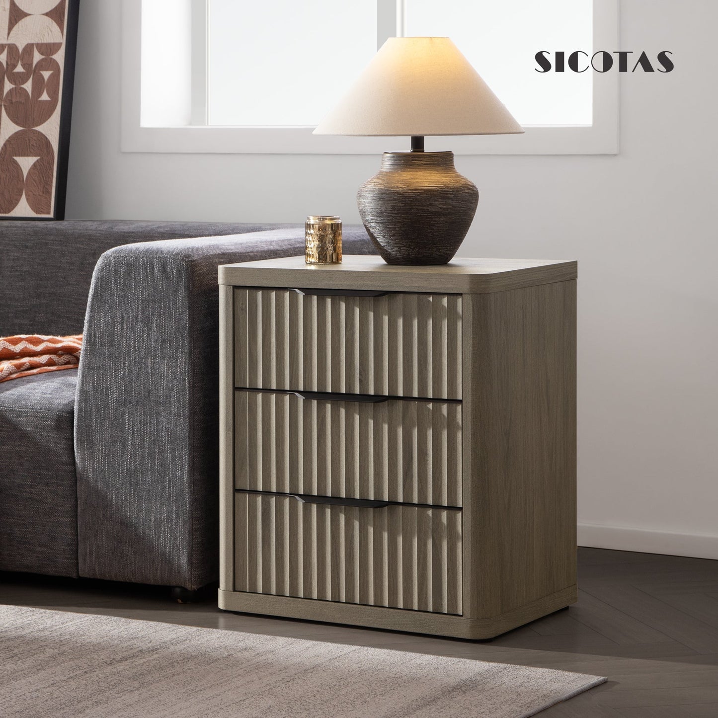 Cas Dresser Set, Black Handle