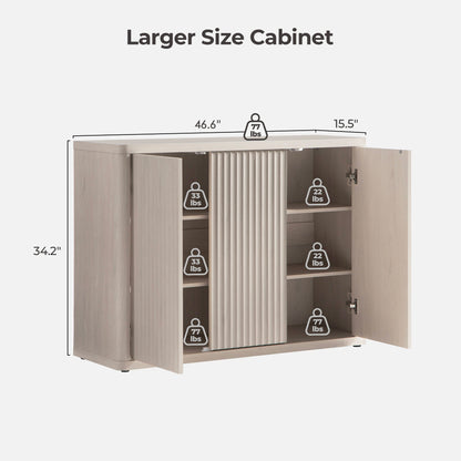Cas TV Stand with Doors