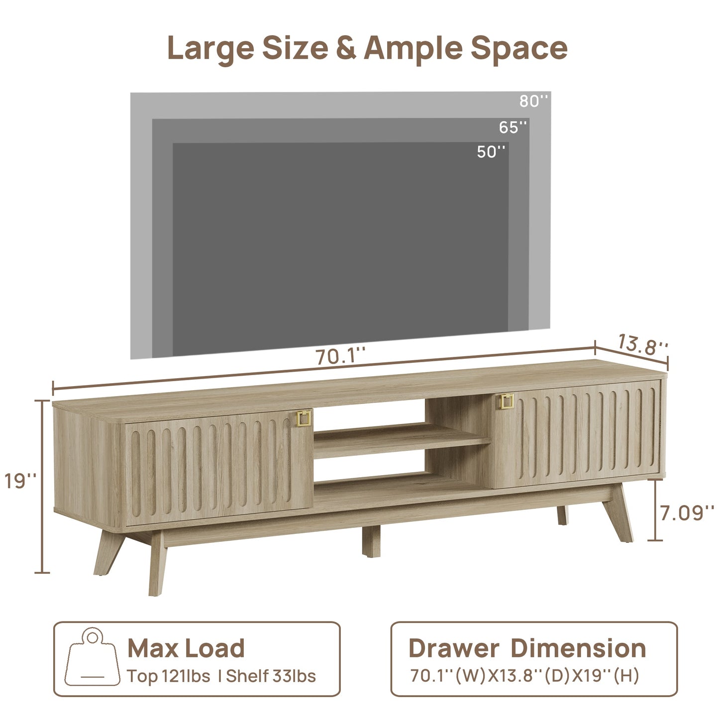 Domus 70-Inch TV Stand